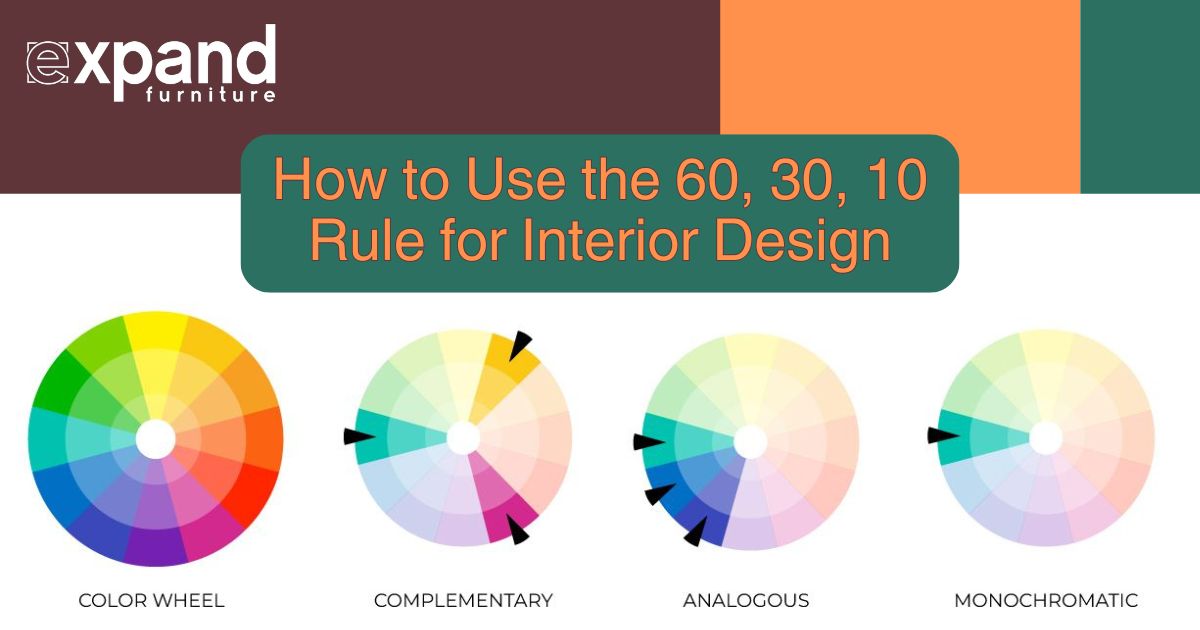 How to Use the 60, 30, 10 Rule for Interior Design – Expand Furniture