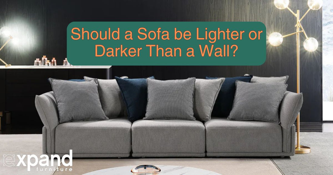Should a Sofa be Lighter or Darker Than a Wall