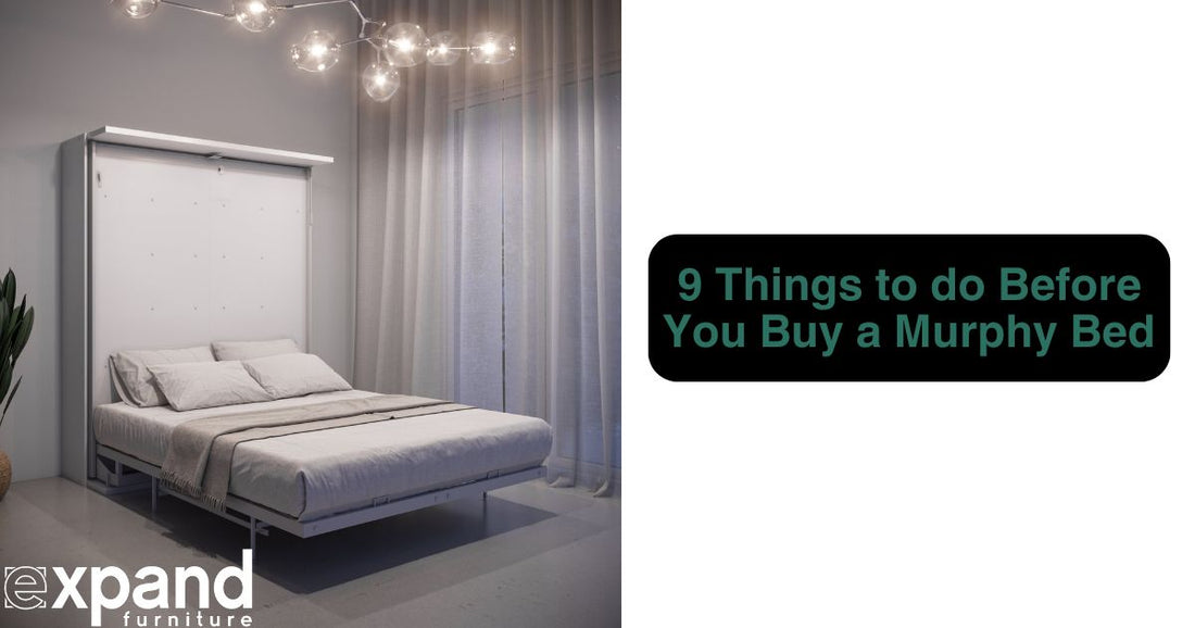 what to do and know before buying a murphy bed