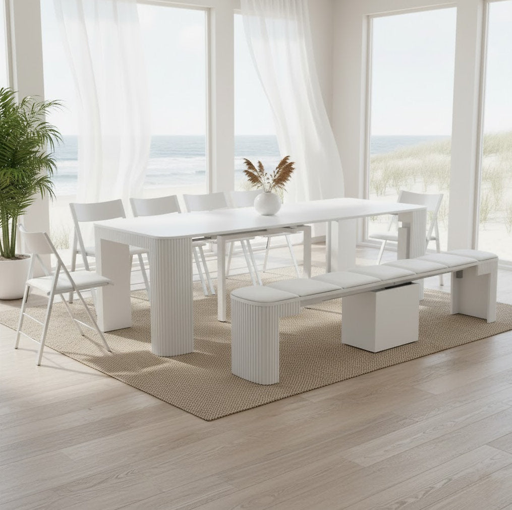 Ultimate Junior Curve - Extending Dining Set