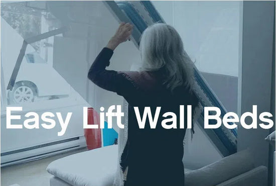 Easy to lift Murphy Beds with Demonstration by a Grandmother