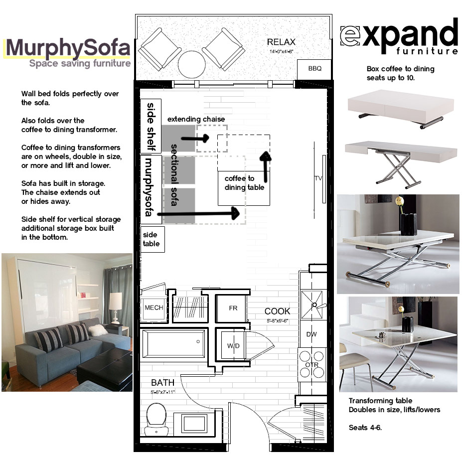 Micro Loft Layout Ideas Expand Furniture