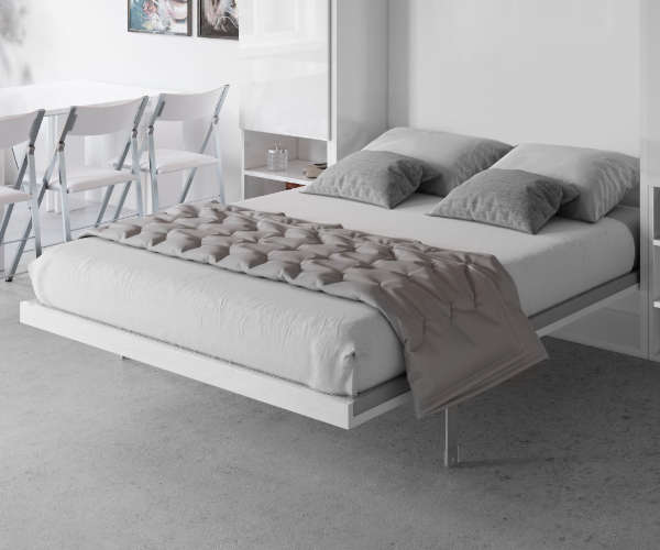 Hover compact murphy bed opened queen size