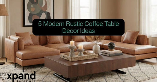5 Modern Rustic Coffee Table Decor Ideas