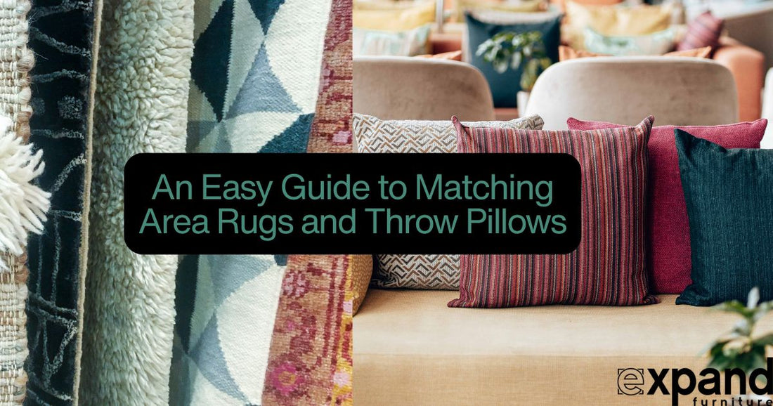 An Easy Guide to Matching Area Rugs and Throw Pillows