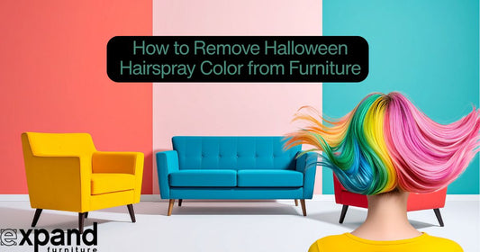 How to Remove Halloween Hairspray Color from Furniture