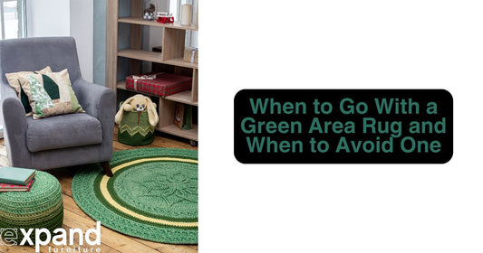When to Go With a Green Area Rug and When to Avoid One