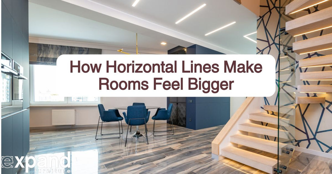How Horizontal Lines Make Rooms Feel Wider