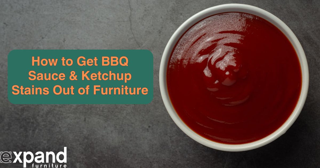 how to get bbq sauce and ketchup stains out of couches and furniture