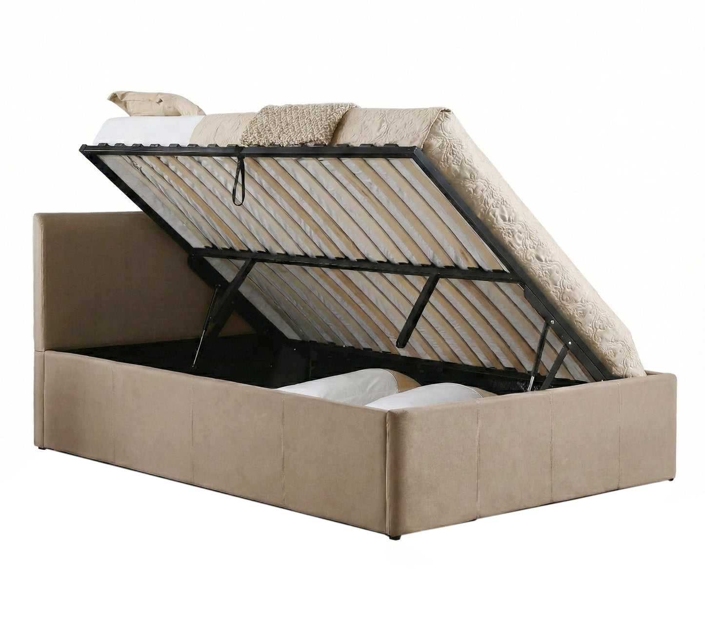 Reveal: Queen Side Lifting Storage Bed