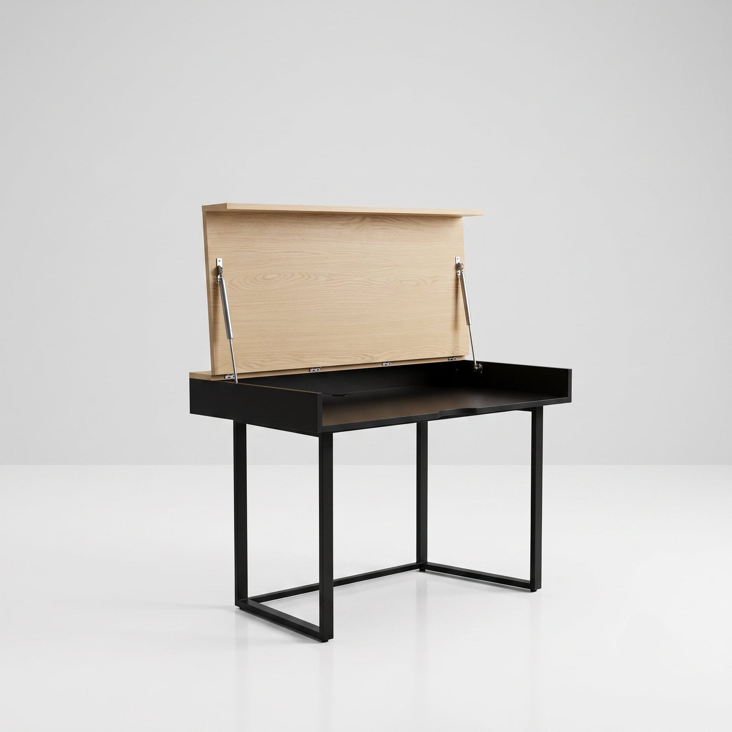 Archive fold office to table opened to show space | Champagne Ash