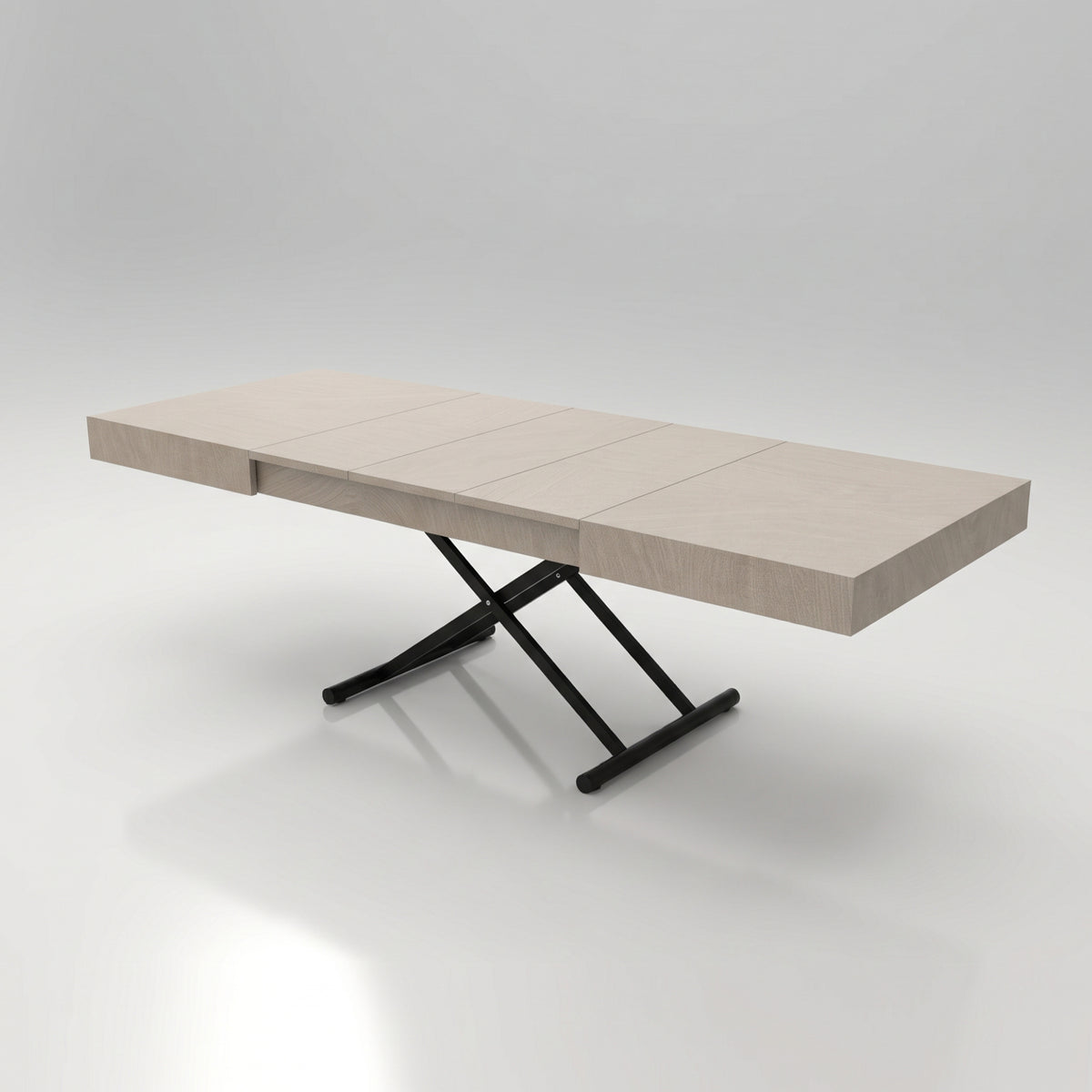 Box Coffee height adjustable transforming table | Concrete Texture