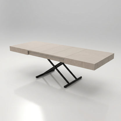 Box Coffee height adjustable transforming table | Concrete Texture
