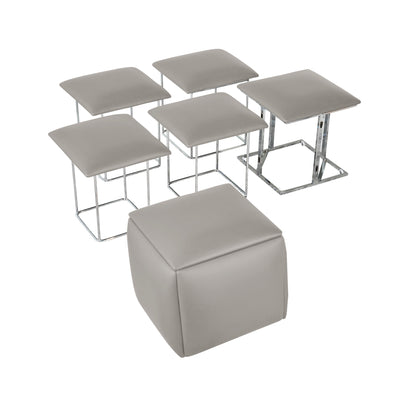 Companion-Cube-5-in-1-seats-in-grey-coffee-color-ottoman-space-saver