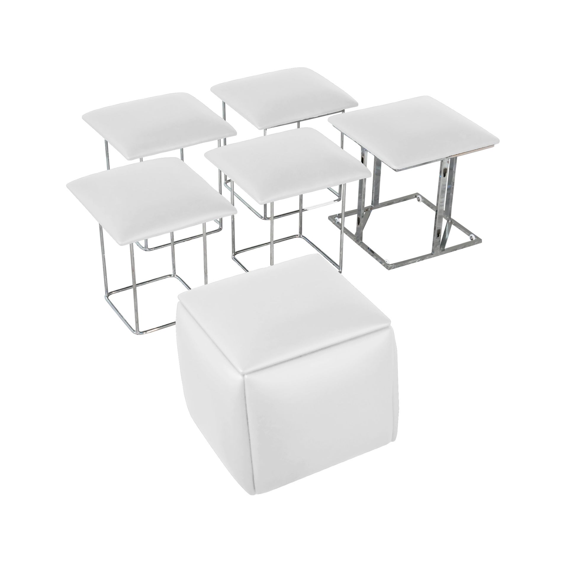 Companion-Cube-5-in-1-seats-in-white space saving ottoman seat