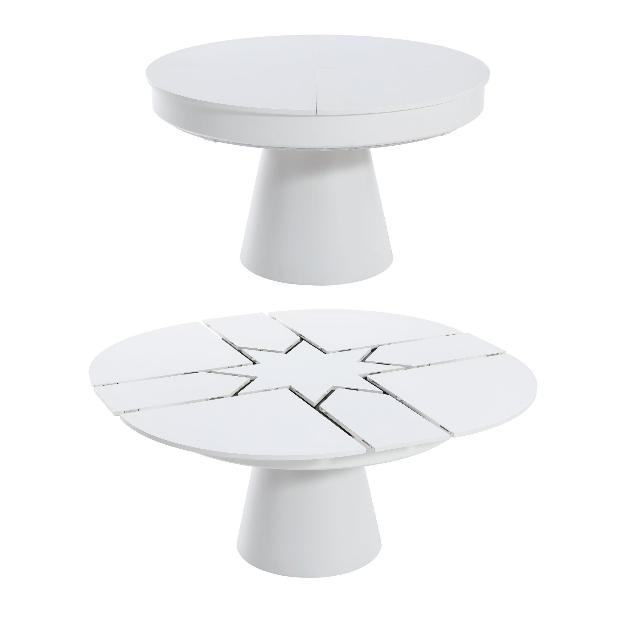 Compass - Round Expandable Table – Expand Furniture