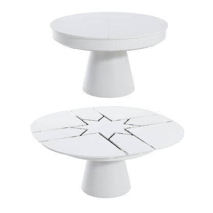 Compass - Round rotating Expanding wood table Capstan