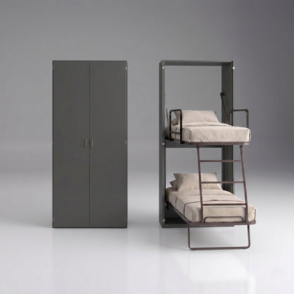 Compatto vertical bunks | Grigio Scuro