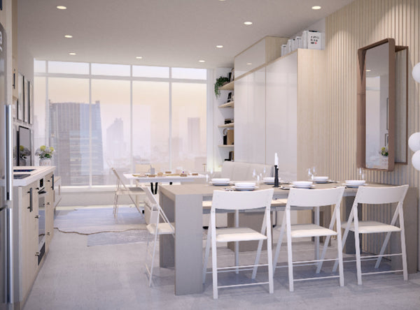 Residential space efficient design for commercial industrial design