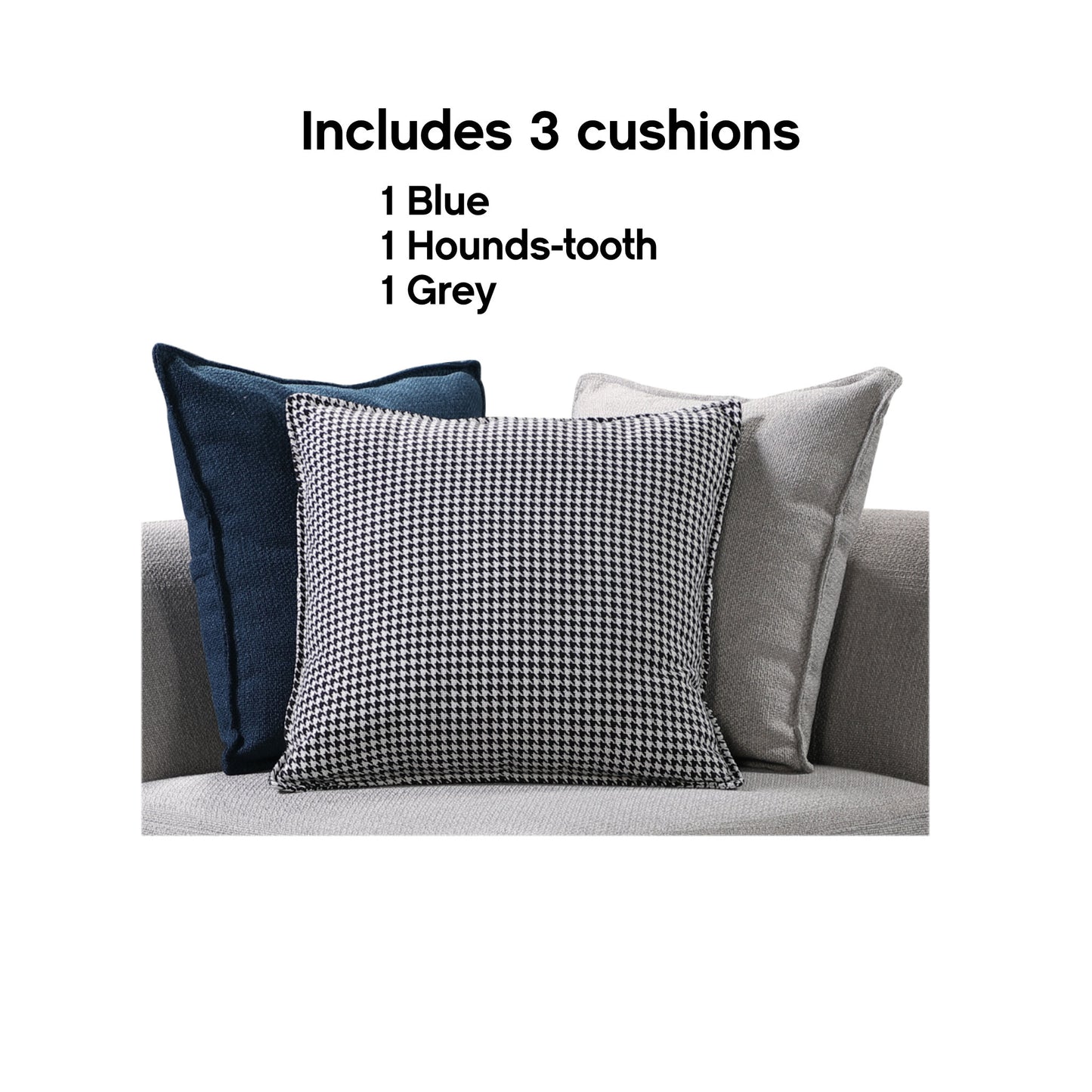 Each stratus seat module includes 3 cushions