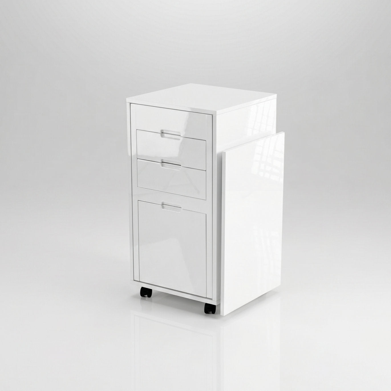 Expand Micro office ludovico | Glossy White