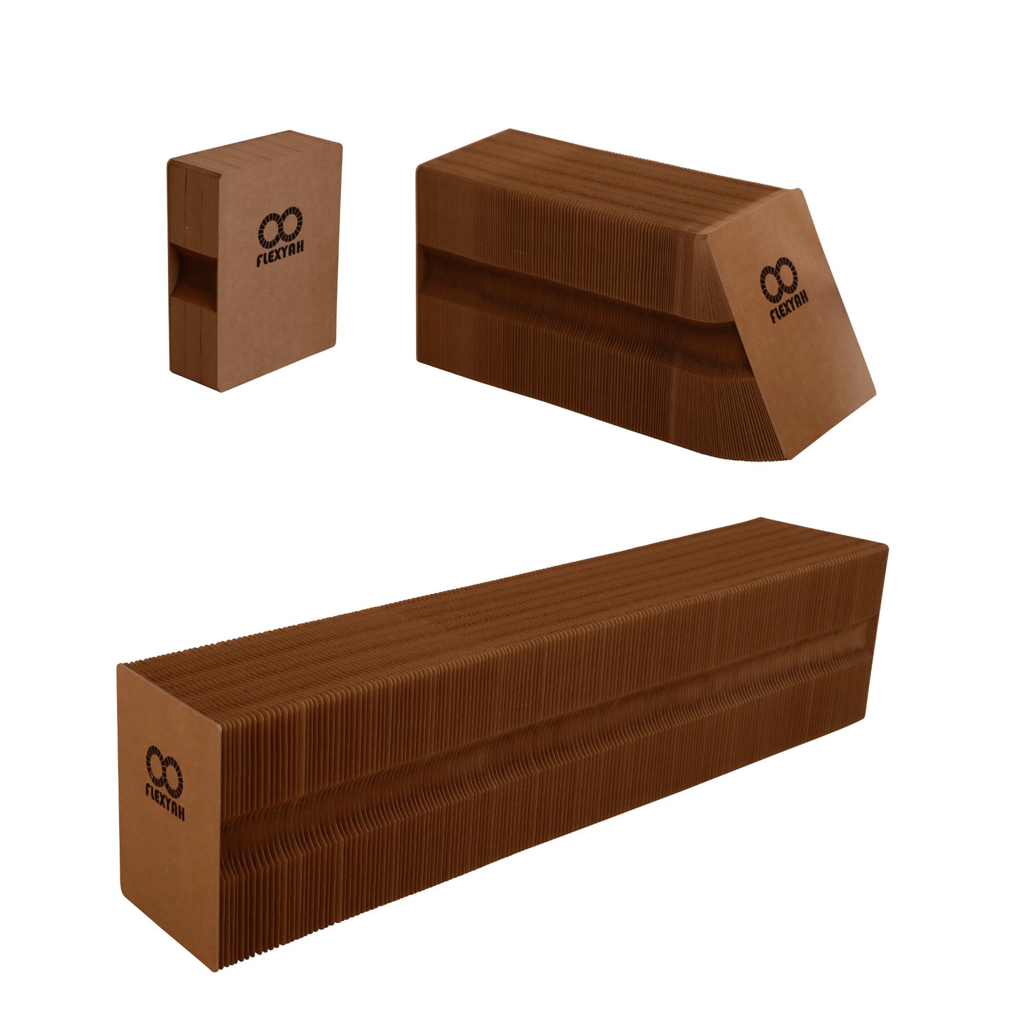 Flexyah Expandable brown paper bench