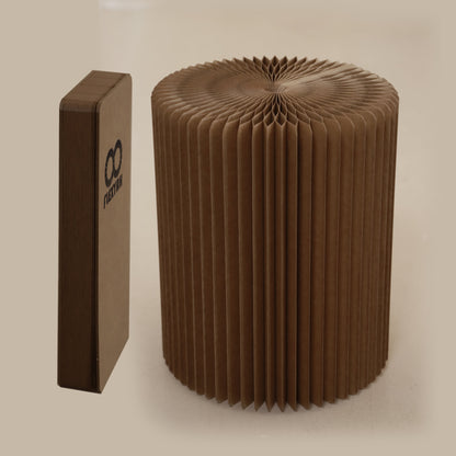 Flexyah stool in brown paper