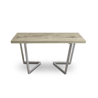 Grano wood panel flip console to table