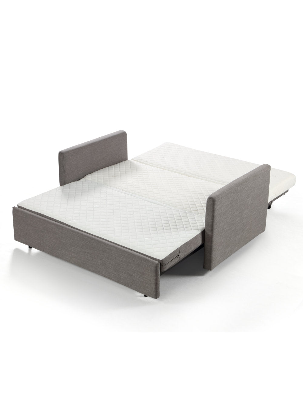 Harmony-2-Love-Double-opened-sofa-bed-in-Iron-grey-fabric-with-memory-foam-mattress