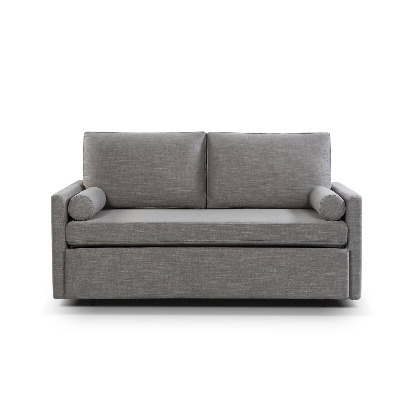 Harmony Queen sofa bed - ultra compact comfortable memory foam sofa to bed in grey fabric