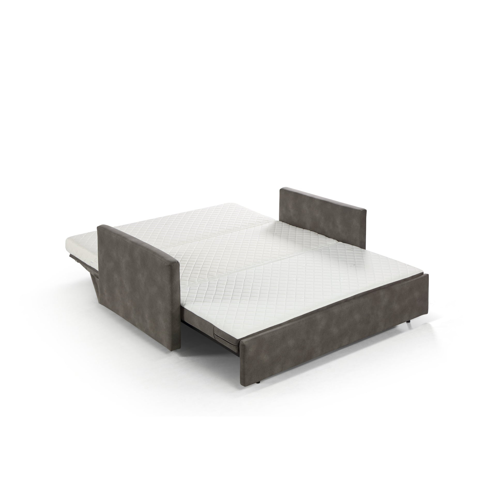 Harmony-2-queen-eco-leather-Coastal-grey-sleeper-sofa-opened-as-a-bed