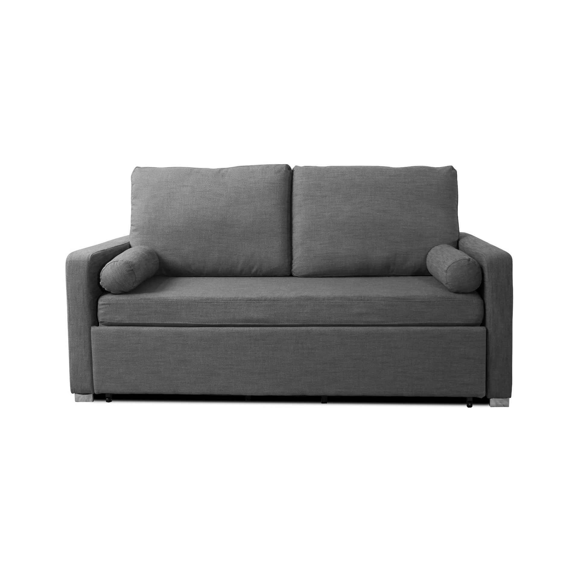 Harmony modern sofa bed with memory foam mattress and ultra compact space saving form factor