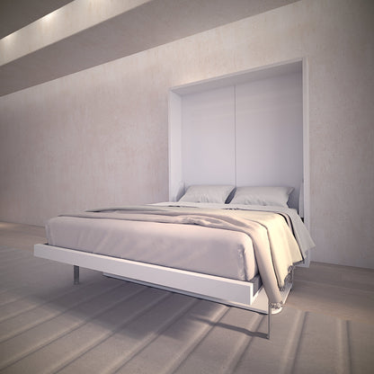 Hover Murphy Bed Desk - Desk balances items when going up or down