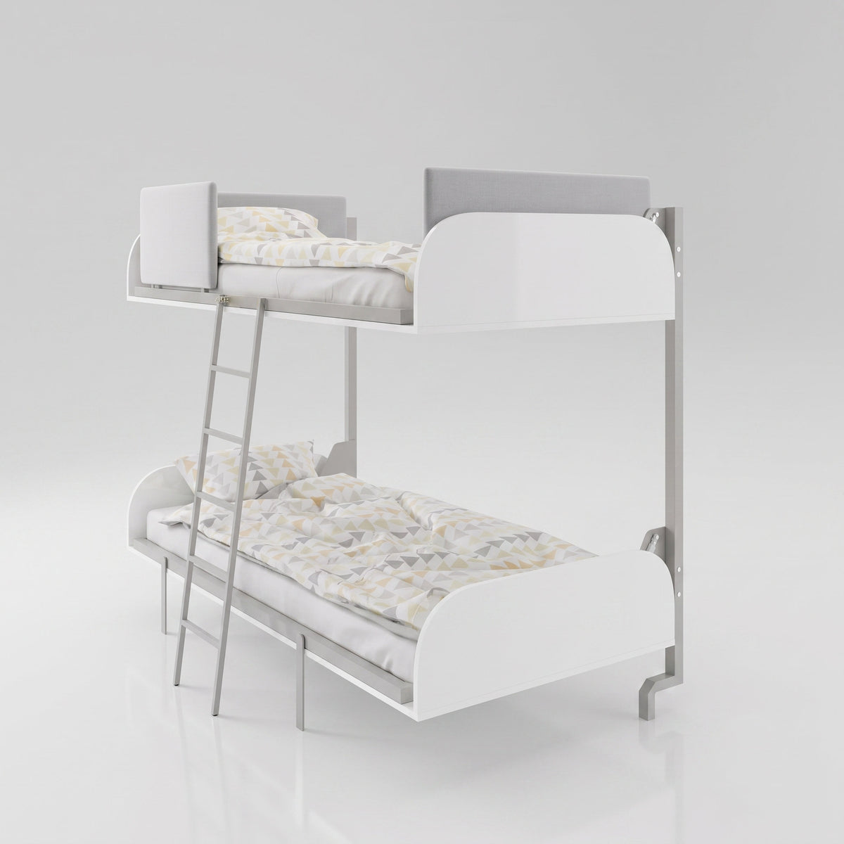 Hover bunks folded open | Matte White