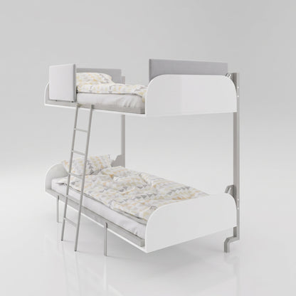 Hover bunks folded open | Matte White