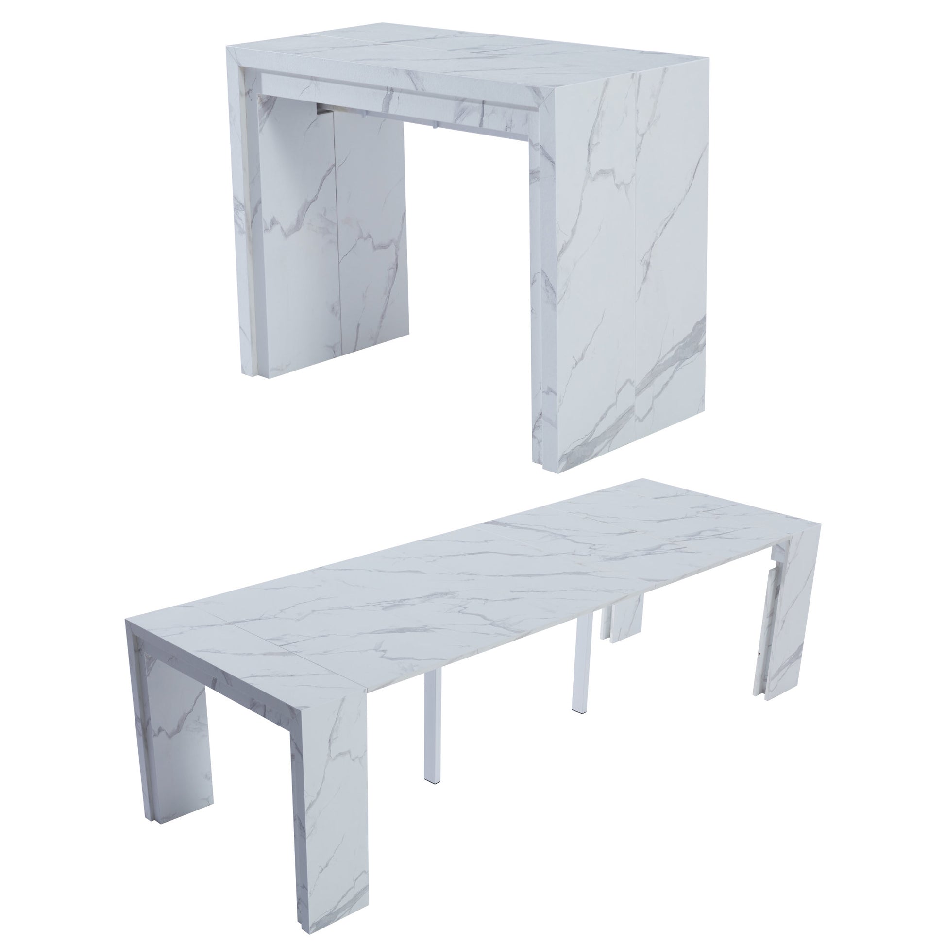 Junior Giant Extending Table in Marble