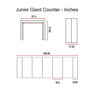 Junior-Giant Revolution - counter height -Dimensions-in-Inches