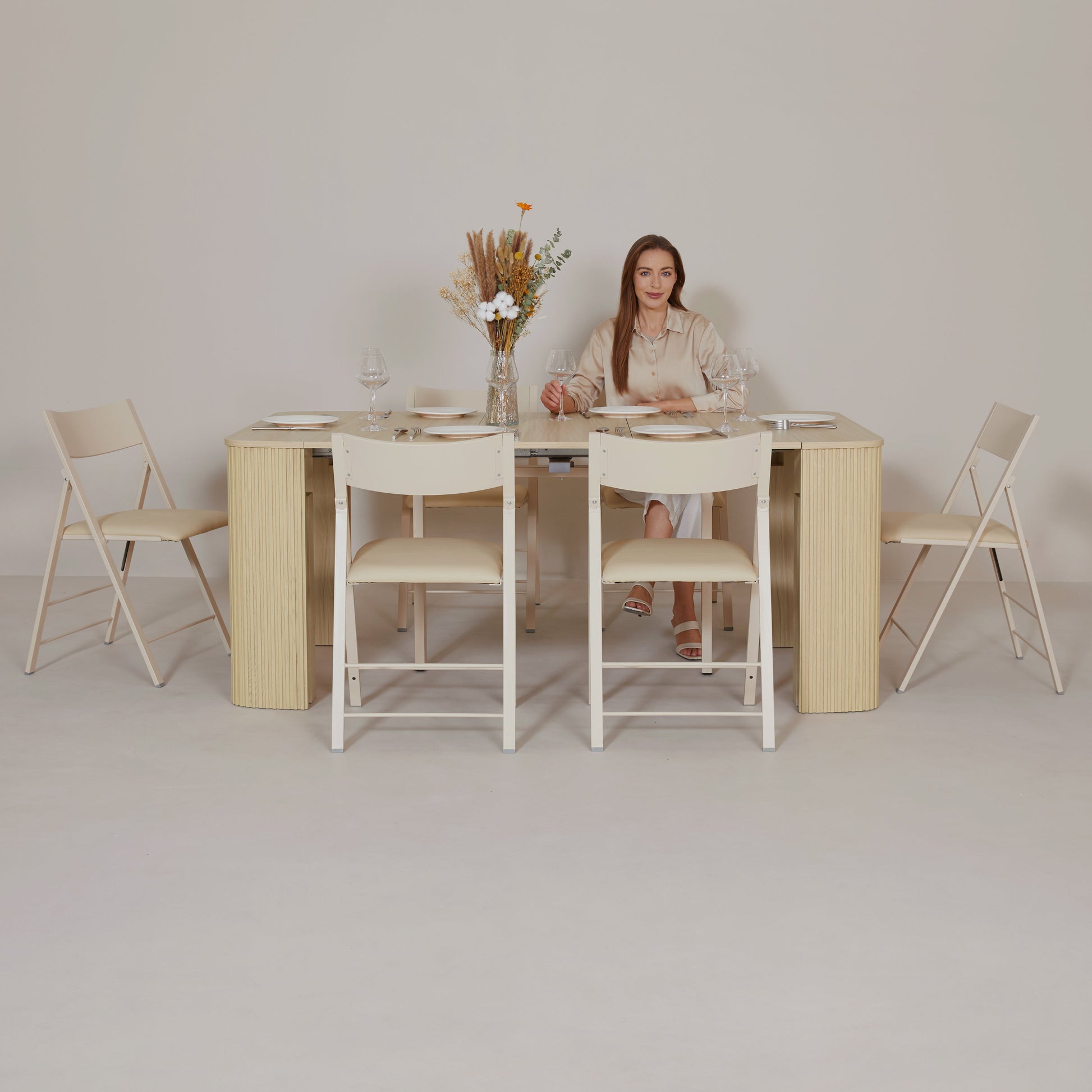 Junior Giant Curve Oak wood Table build it small or big