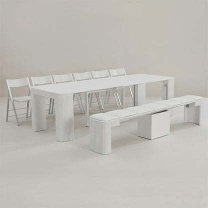 Ultimate Junior Curve - Extending Dining Set