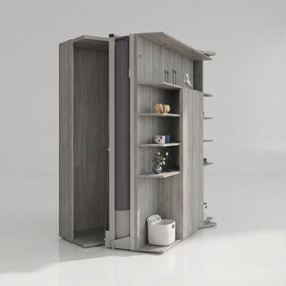 LMG Rotating Murphy Bed with Sliding Table | Eucalipto Chiaro