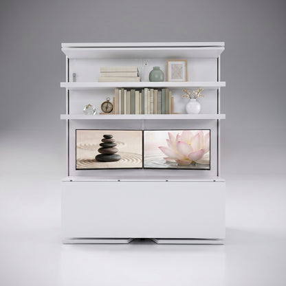 Compatto Rotating Office Murphy Bed with Desk