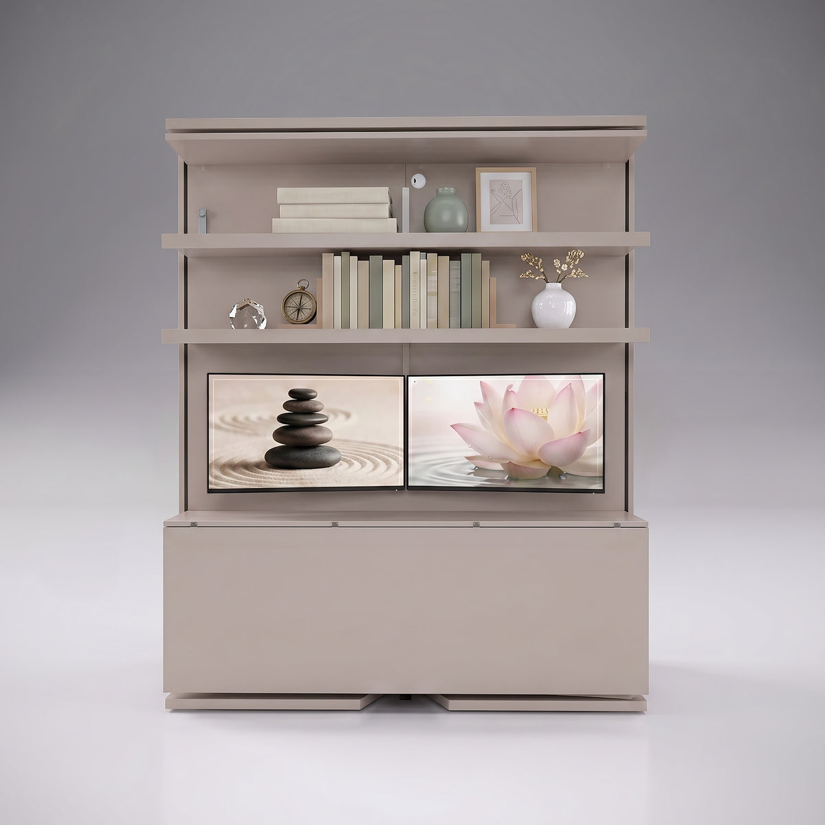 LMG HZT Compatto Rotating Murphy Bed Office | Cotton