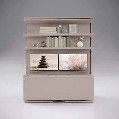 LMG HZT Compatto Rotating Murphy Bed Office | Cotton