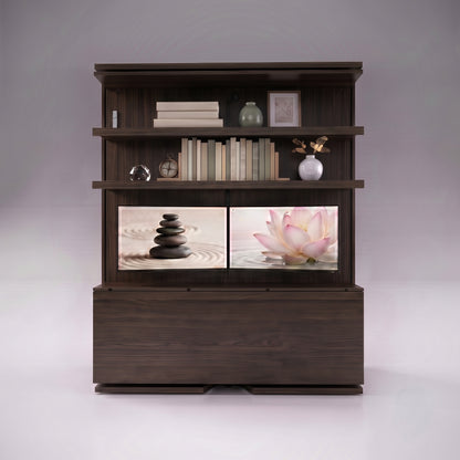 LMG HZT Compatto Rotating Murphy Bed Office | Eucalipto Scuro