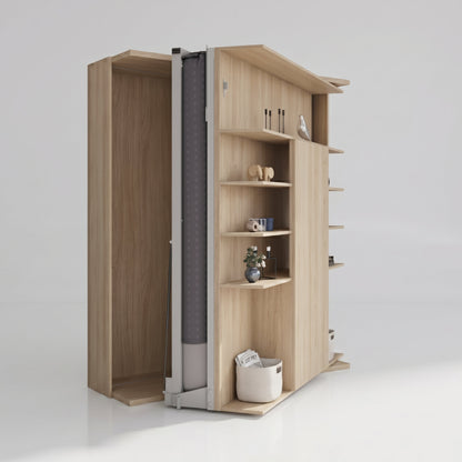 LMG Rotating Murphy Bed with Sliding Table | Rovere Fine