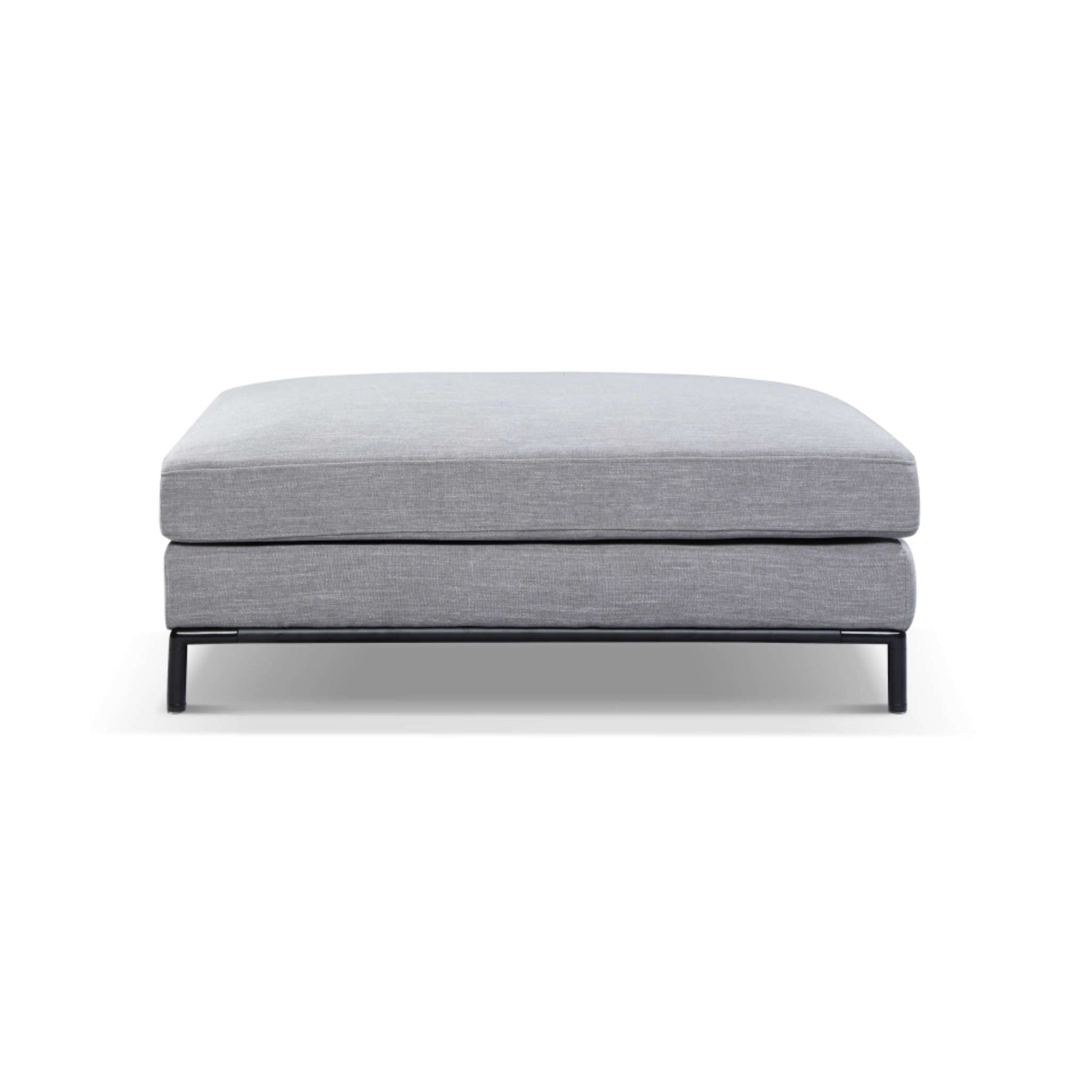 Migliore-Modular sofa ottoman in iron grey