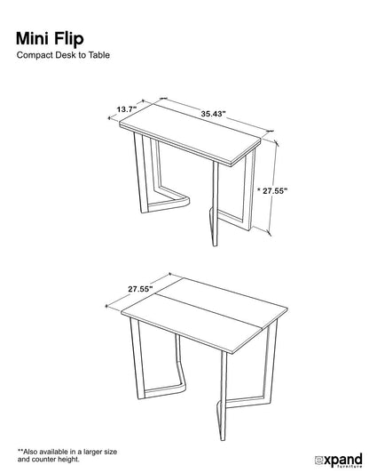 Mini Flip Dimensions