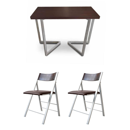 Mini Flip in walnut with 2 nano chairs - Transforming furniture bundle sale