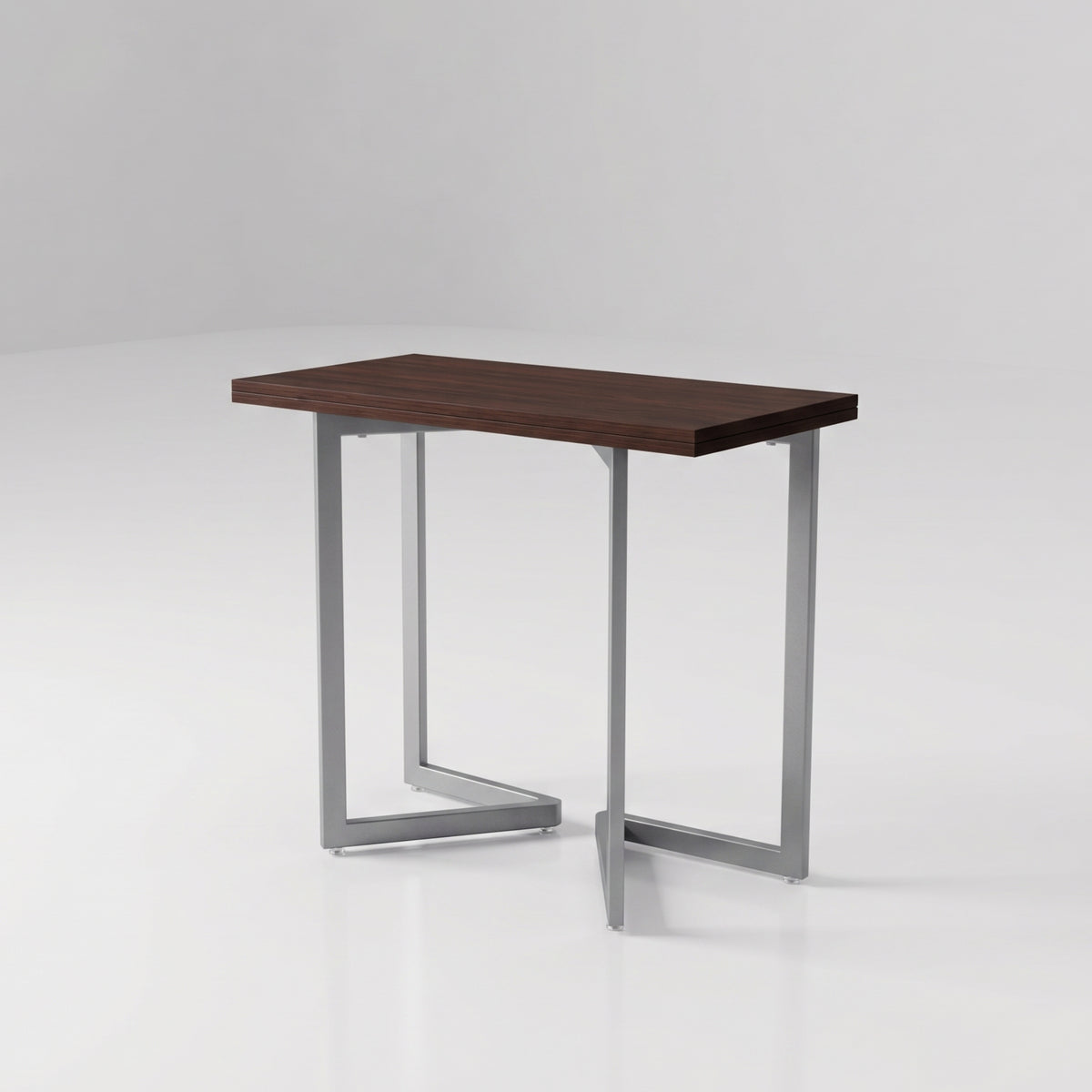 Mini Flip table doubles in size | Walnut