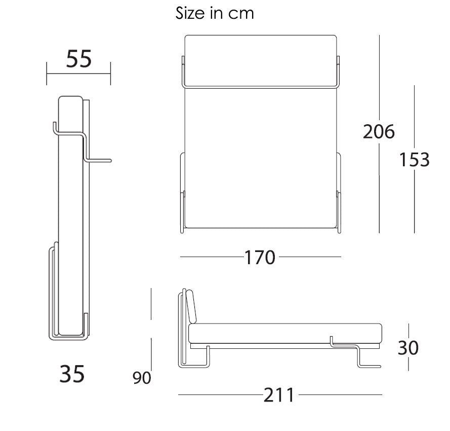 Minimalist-wall-bed